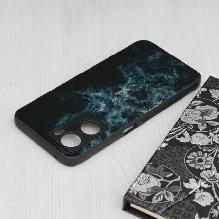 Husa pentru Oppo A57 4G / A57s / OnePlus Nord N20 SE - Techsuit Glaze Series - Blue Nebula