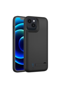Husa pentru iPhone 13 / 14 cu Baterie de 5000mAh - Techsuit Power Pro - Black