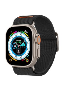 Curea pentru Apple Watch 1/2/3/4/5/6/7/8/9/SE/SE 2/Ultra/Ultra 2 (42/44/45/49mm) - Spigen Fit Lite Ultra - Black