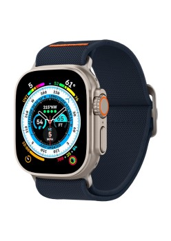 Curea pentru Apple Watch 1/2/3/4/5/6/7/8/9/SE/SE 2/Ultra/Ultra 2 (42/44/45/49mm) - Spigen Fit Lite Ultra - Navy