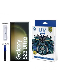 Folie pentru Samsung Galaxy S23 Ultra - Lito 3D UV Glass - Clear