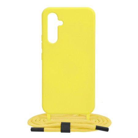 Husa pentru Samsung Galaxy A54 - Techsuit Crossbody Lanyard - Yellow