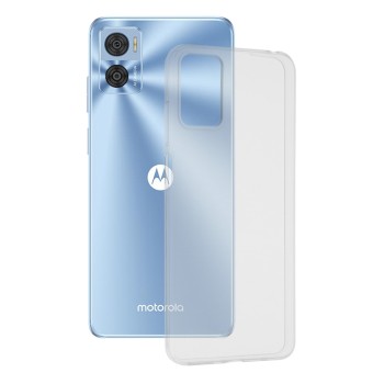 Husa Silicon compatibila Motorola Moto E22 / Moto E22i, Pastreaza Originalitatea, Transparent 