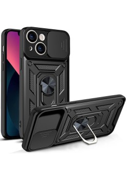 Husa pentru iPhone 13 - Techsuit CamShield Series - Black