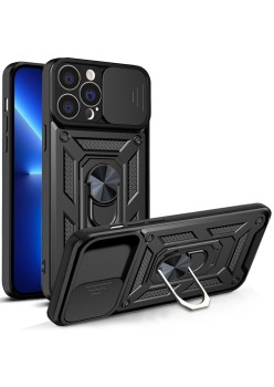 Husa pentru iPhone 13 Pro Max - Techsuit CamShield Series - Black