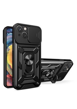 Husa pentru iPhone 14 - Techsuit CamShield Series - Black