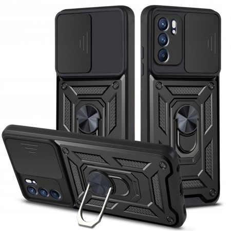Husa pentru Oppo Reno6 5G - Techsuit CamShield Series - Black