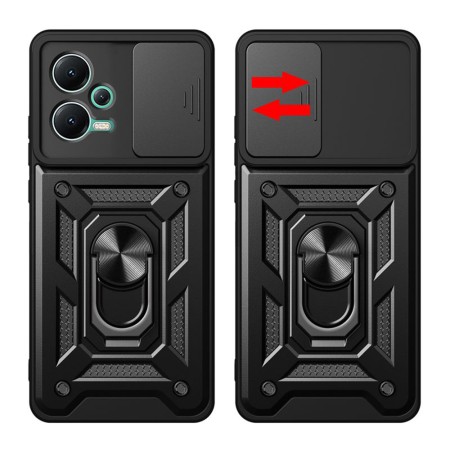 Husa pentru Xiaomi Redmi Note 12 5G / Poco X5 - Techsuit CamShield Series - Black