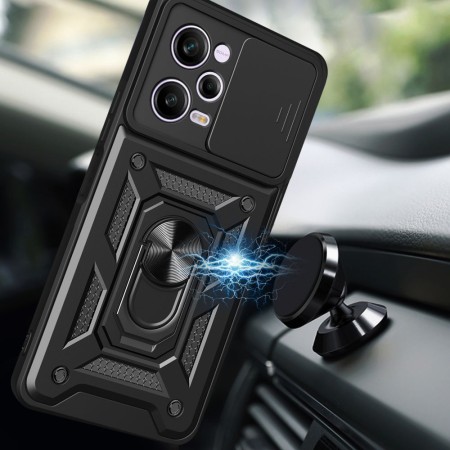 Husa pentru Xiaomi Redmi Note 12 Pro 5G / Poco X5 Pro - Techsuit CamShield Series - Black