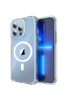 Husa pentru iPhone 13 Pro Max - Techsuit MagSafe Pro - Transparent