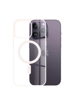 Husa pentru iPhone 14 Pro Max - Techsuit MagSafe Pro - Nude Pink