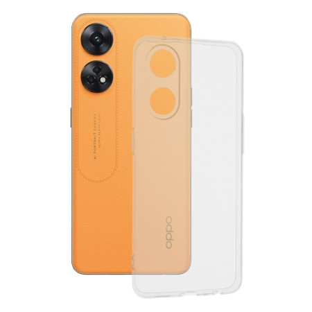 Husa Silicon compatibila Oppo Reno 8 T, Pastreaza Originalitatea, Transparent 