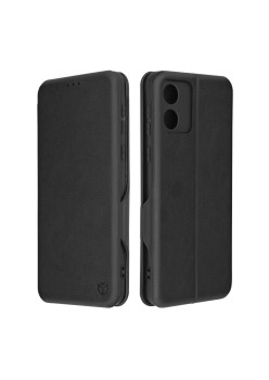 Husa pentru Motorola Moto E13 Techsuit Safe Wallet Plus, Black