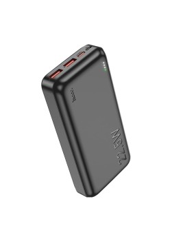 Baterie Externa 22.5W, 20000mAh, 2 x USB, Type-C - Hoco Astute (J101A) - Black
