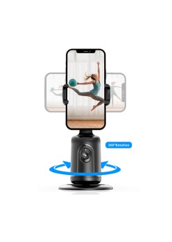 Gimbal Stabil Auto Face Tracking pentru Telefon - Techsuit (P01) - Black
