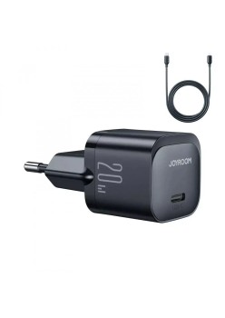 Incarcator Priza Type-C 20W + Cablu Type-C la Lightning - JoyRoom (JR-TCF02) - Black