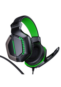 Casti cu Fir pentru Jocuri Video, Jack 3.5mm - JoyRoom (JR-HG1) - Black / Green