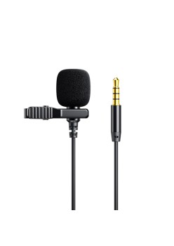 Microfon Tip Lavaliera cu Fir 2m - JoyRoom (JR-LM1) - Black