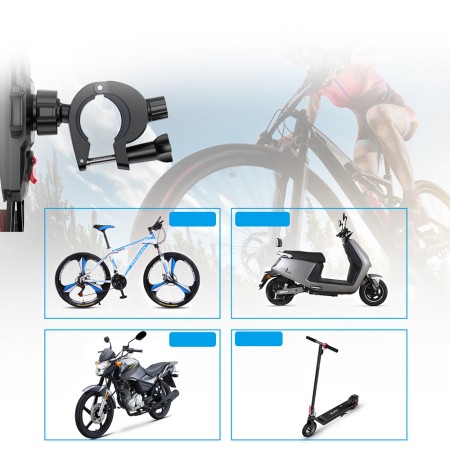 Suport de telefon cu prindere pe ghidonul bicicletei - JoyRoom (JR-ZS288) - Black