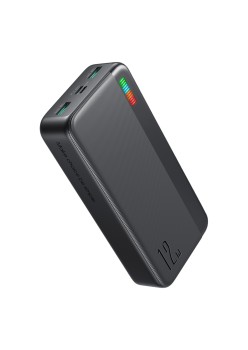 Baterie Externa 2x USB, Type-C, Micro-USB, 12W, 20000mAh - JoyRoom Dazzling Series (JR-T017) - Black