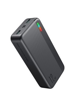Baterie Externa 2x USB, Type-C, Micro-USB, 12W, 30000mAh - JoyRoom Dazzling Series (JR-T018) - Black