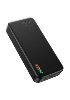Baterie Externa 2xUSB, Type-C, Micro-USB, 22.5W, 20000mAh - JoyRoom Dazzling Series (JR-QP195) - Black