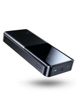 Baterie Externa 2x USB, Type-C, Micro-USB, 15W, 20000mAh - JoyRoom (JR-T014) - Black