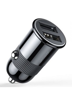 Incarcator Auto Dual USB, Fast Charging 3.1A, 15W - JoyRoom (C-A06) - Black