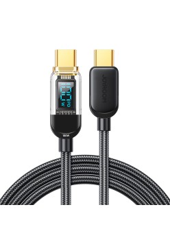 Cablu de Date Type-C, Fast Charging 100W, 480Mbps, 1.2m - JoyRoom (S-CC100A4) - Black
