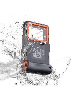 Carcasa Impermeabila pentru Telefon 6.8" - ShellBox Diving Waterproof Professional Case - Black