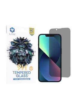 Folie pentru iPhone 13 / 13 Pro / 14 - Lito 2.5D Classic Glass - Privacy
