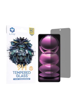 Folie pentru Xiaomi Redmi Note 12 Pro 5G / 12 Pro+ / Poco X5 Pro - Lito 2.5D Classic Glass - Privacy