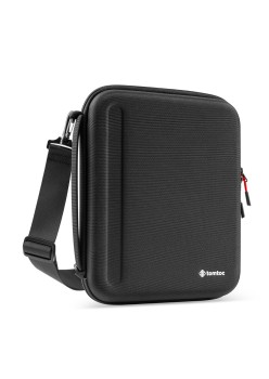 Geanta pentru iPad Pro 12.9 (2018 / 2020 / 2021 / 2022) - Tomtoc FancyCase with Strap (B07B1D1) - Black
