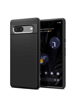 Husa pentru Google Pixel 7a - Spigen Liquid Air - Matte Black