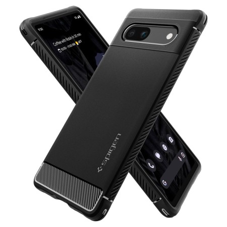 Husa pentru Google Pixel 7a - Spigen Rugged Armor - Black