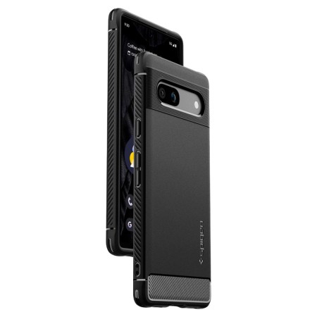 Husa pentru Google Pixel 7a - Spigen Rugged Armor - Black