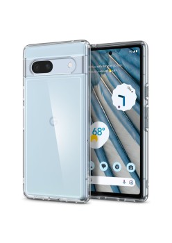 Husa pentru Google Pixel 7a - Spigen Ultra Hybrid - Clear