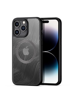 Husa pentru iPhone 15 Pro - Dux Ducis Aimo MagSafe Series - Black