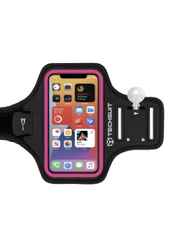 Husa de Telefon pentru Alergare, max 6.8" - Techsuit (TH20) - Pink