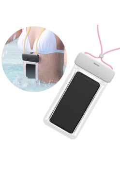 Husa Waterproof pentru Telefon 7.2" - Baseus Let"s Go (ACFSD-D24) - Pink