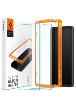 Folie pentru Sony Xperia 10 V (set 2) - Spigen Glas.TR Align Master - Clear