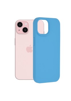 Husa pentru iPhone 15 - Techsuit Soft Edge Silicone - Denim Blue