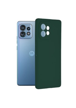 Husa pentru Motorola Edge 40 Pro - Techsuit Soft Edge Silicone - Dark Green