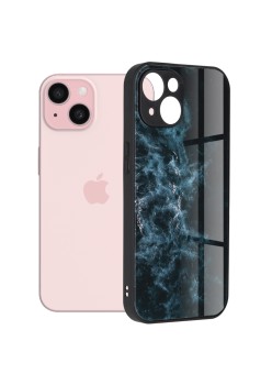 Husa pentru iPhone 15 - Techsuit Glaze Series - Blue Nebula