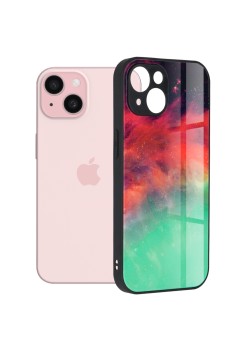 Husa pentru iPhone 15 - Techsuit Glaze Series - Fiery Ocean