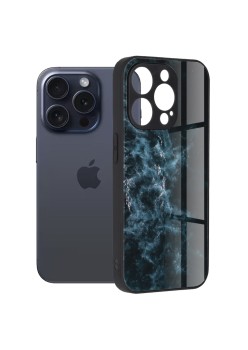 Husa pentru iPhone 15 Pro - Techsuit Glaze Series - Blue Nebula