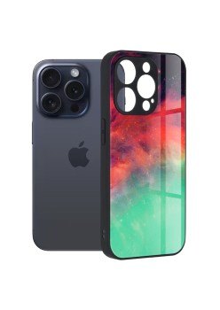 Husa pentru iPhone 15 Pro - Techsuit Glaze Series - Fiery Ocean