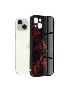 Husa pentru iPhone 15 Plus - Techsuit Glaze Series - Red Nebula