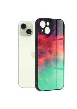 Husa pentru iPhone 15 Plus - Techsuit Glaze Series - Fiery Ocean