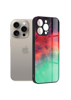 Husa pentru iPhone 15 Pro Max - Techsuit Glaze Series - Fiery Ocean
